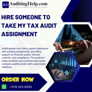 Hire Someone To Take My Tax Audit Assignment