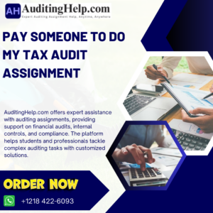 Pay Someone To Do My Tax Audit Assignment